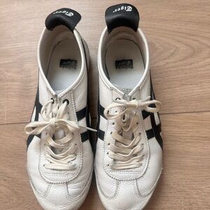 Onitsuka Tiger by Asics White and Black Sneakers